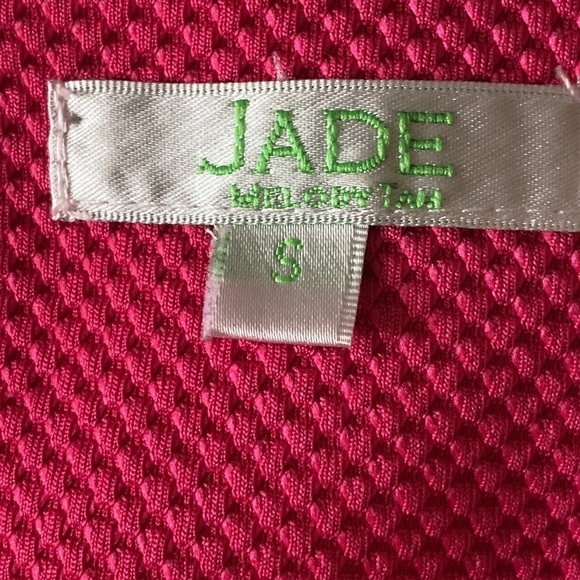 Jade Melody Tam Fuchsia Pink Bell Sleeves Top Blouse Size S - Picture 5 of 6